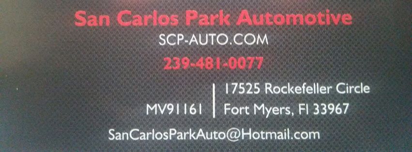 San Carlos Auto Performance header image