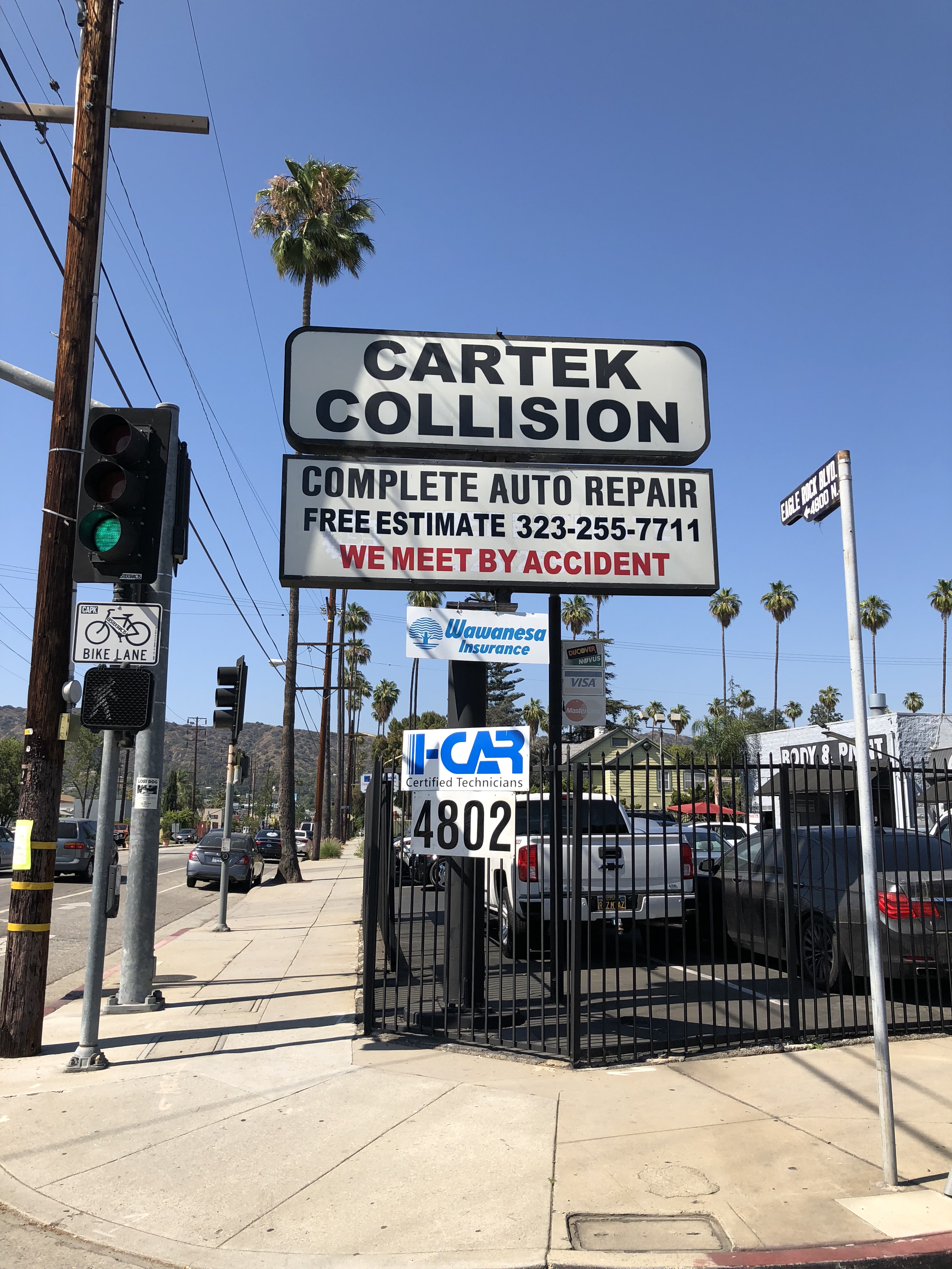 Cartek Collision Inc header image