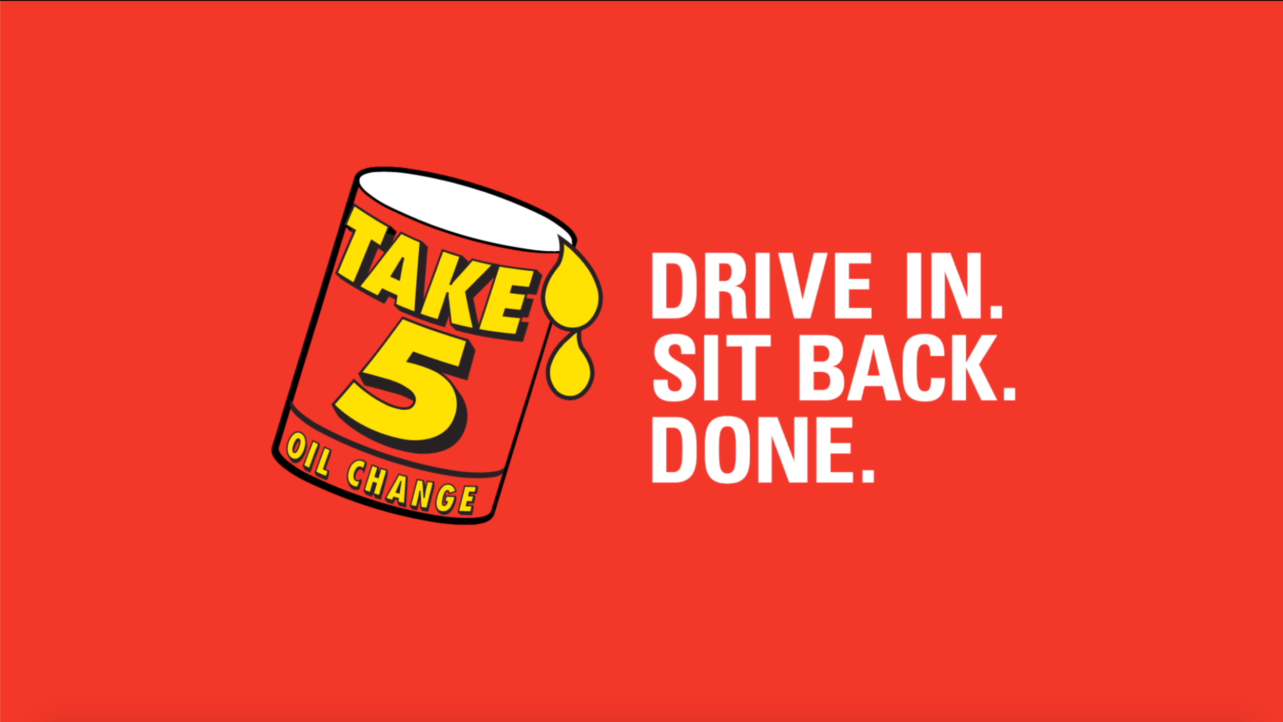 Take 5 Oil Change header image